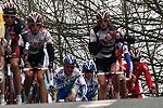Frank und Andy Schleck w�hrend der ersten Etappe der Baskenland-rundfahrt 2008